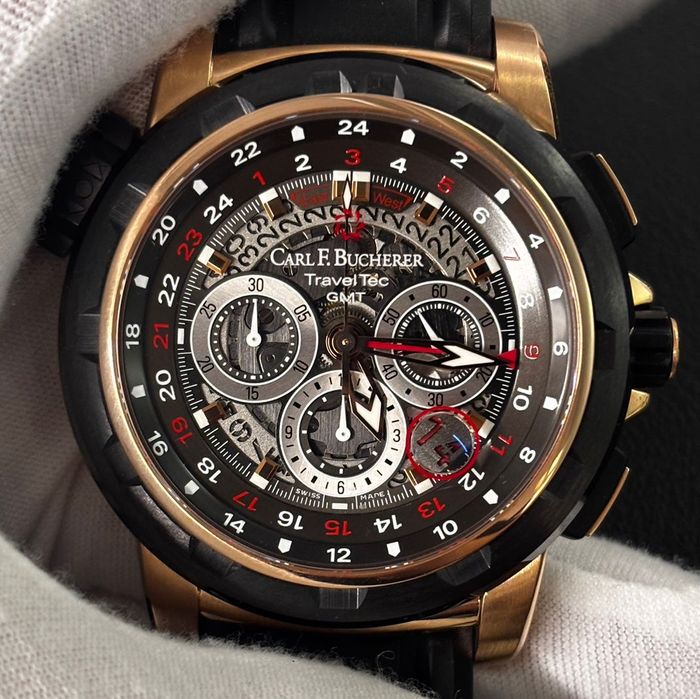 Carl F Bucherer full gold editie limitata 125buc