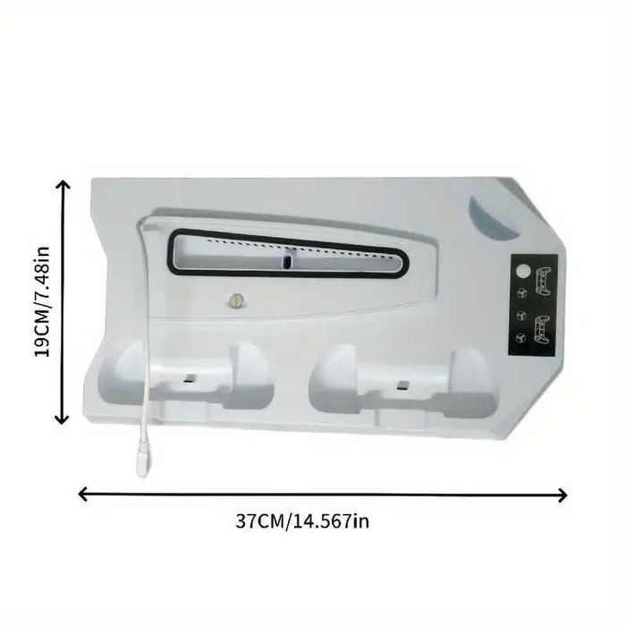 PS5  охлаждане и зарядно 2 в 1