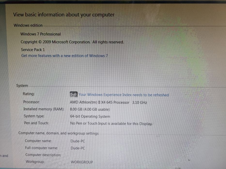 Calculator AMD - 8GB RAM - 1TB HDD