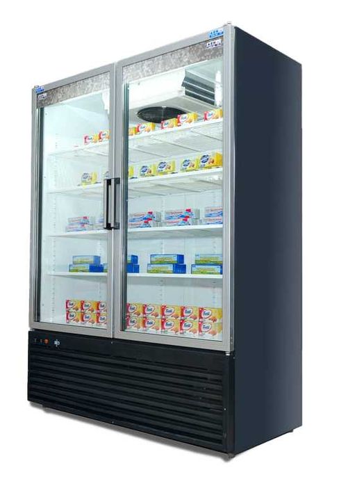 Шкаф холодильный ШХ-1,2 с распашной стеклянной дверью
