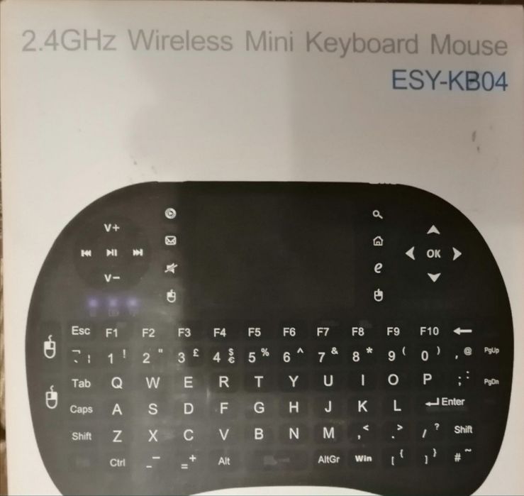 Безжична клавиатура мини с тъчпад