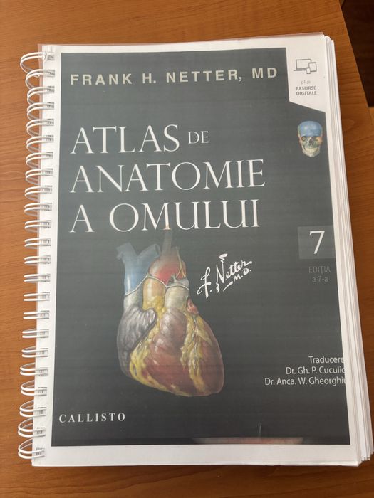 Netter Atlas de anatomie a omului, editia a 7-a - Frank H. Netter