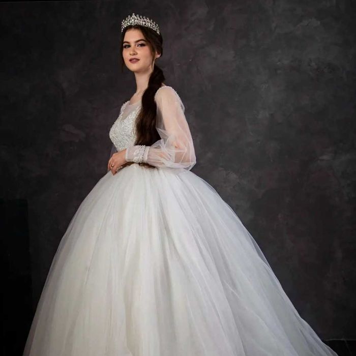 Свадебное платье, пышное