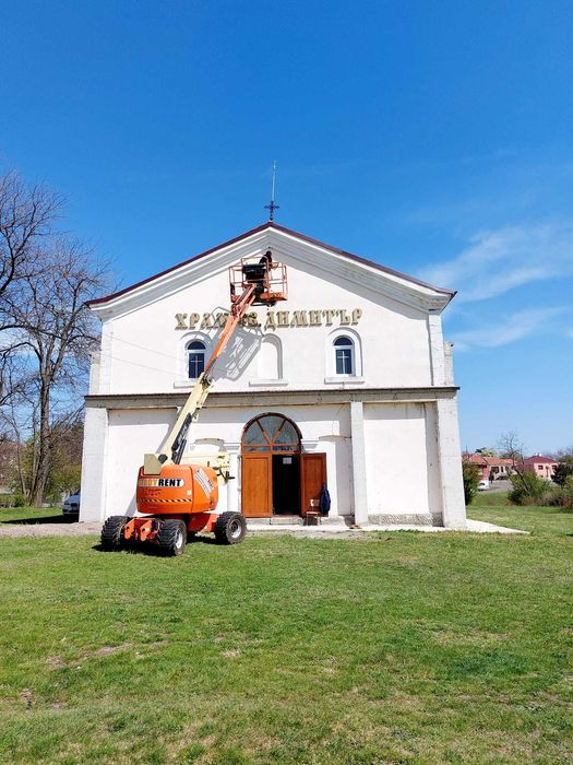 Рекламни боядисани обемни букви и символи от фибран 36лв.