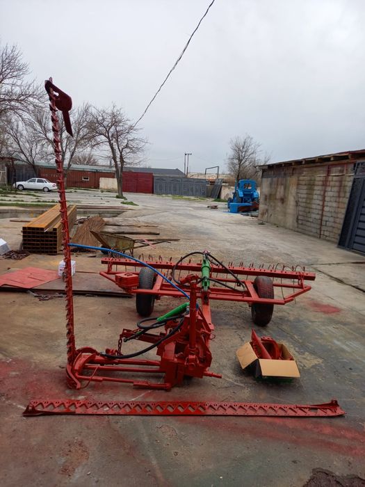 Косилка с граблями