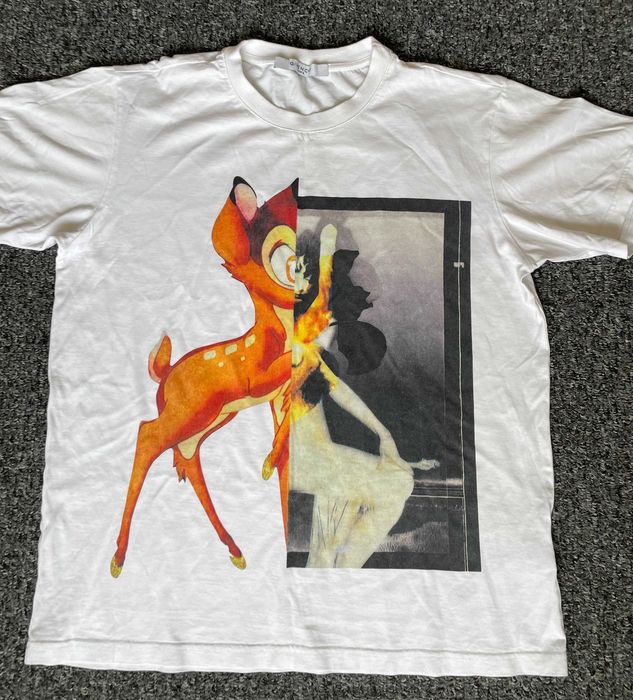 Тениска с бамби Givenchy