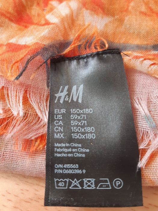 Лот 4 броя цветни тънки шалове