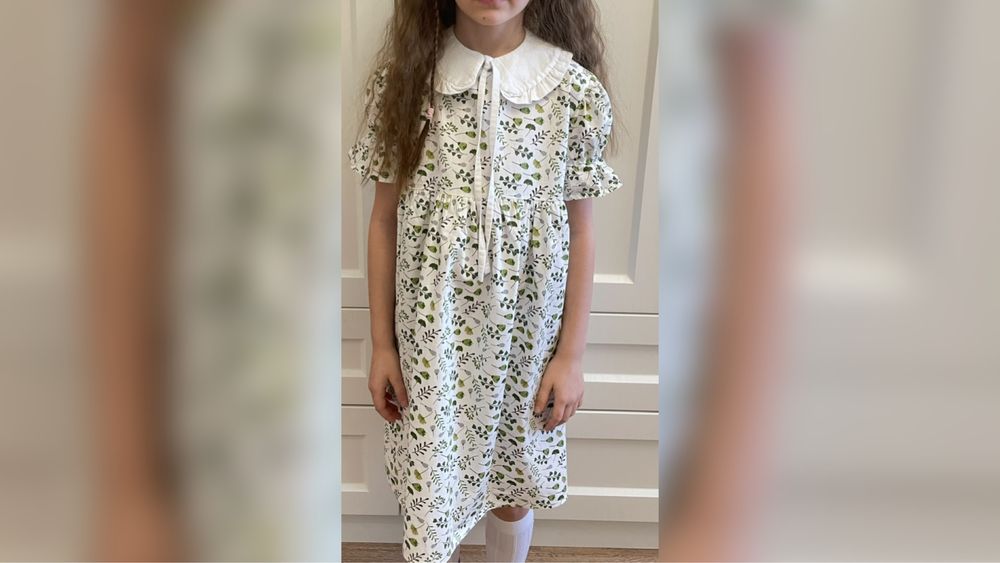 Продам платье хлопковое на девочку