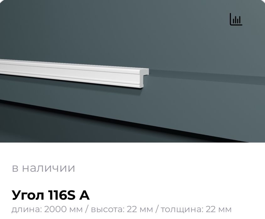 Уголки из Дюрополимера Decor Dizayn