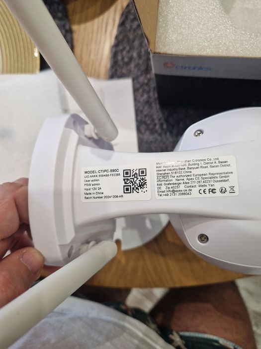 Нова охранителна куполна WIFI камера