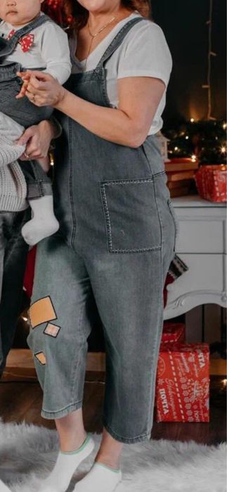 Джинсовый комбинезон