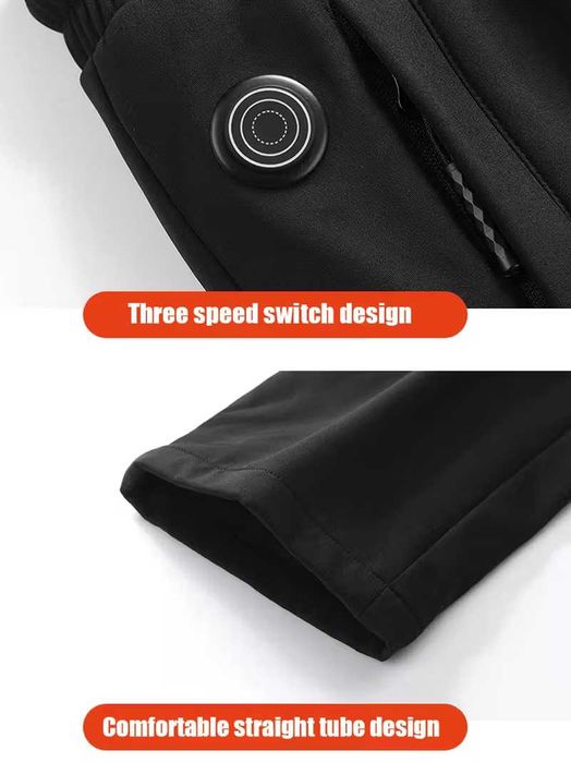 Затоплящ USB панталон с 12 зони на затопляне, долнище с подгрев зимата