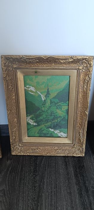 Оригинални гоблени с позлатена дървена рамка