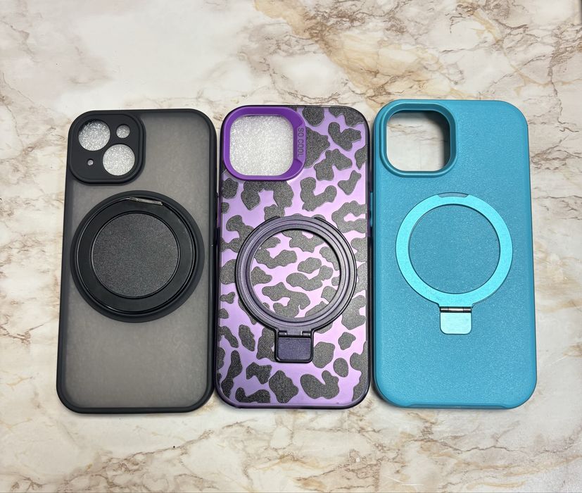Кейсове за Iphone 15 с магнит 3 бр.