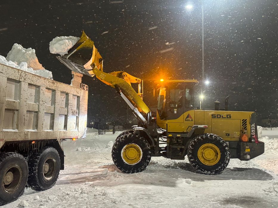 Услуги погрузчика круглосуточно Погрузчик 24/7 Вывоз снега