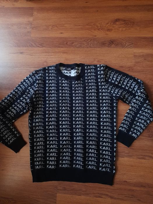 KARL LAGERFELD мъжки вълнен пуловер S размер.