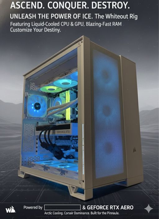 Геймърски компютър за ентусиасти Sentinel One i9 14th/64 RAM/RTX 5080