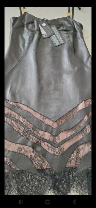 Rochie Just Cavalli din piele naturala de bovina