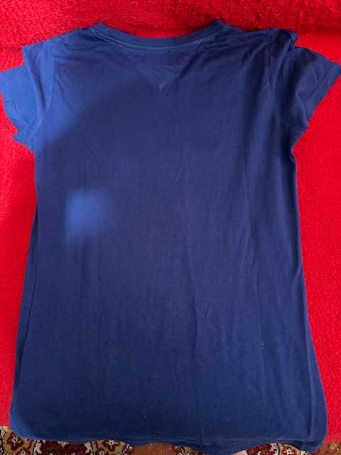 Tricou albastru Tommy Hilfiger Jeans