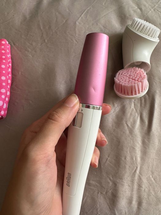 Епилатор за лице и четка за почистване на лице braun silk