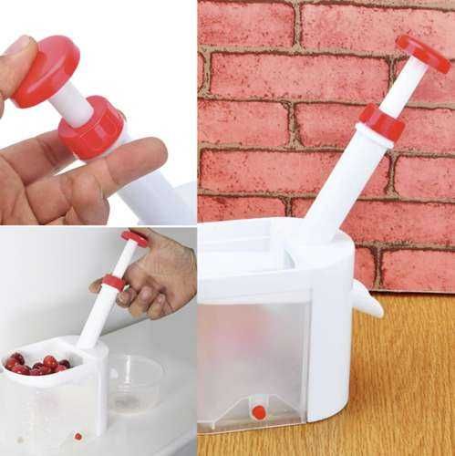 Уред за обезкостяване на череши, бързо и лесно, без цапане, Ruhhy