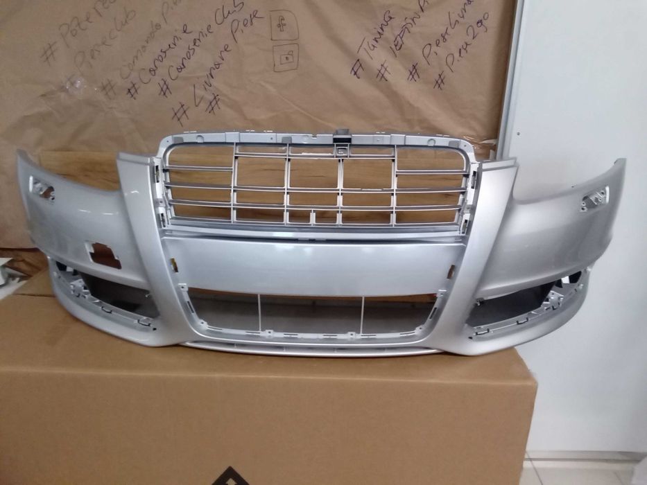 Bara fata Audi A6 C6 2008-2010 Facelift cu spalator Argintiu LY7W LX7W