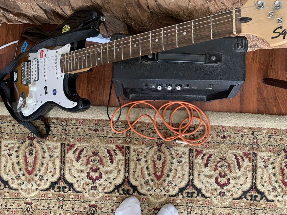 Squire Guitar and Amp for sale