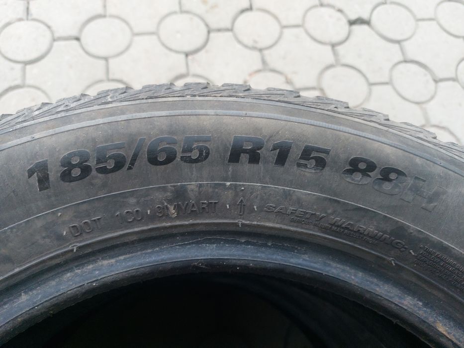 Зимние шины б/у на 15