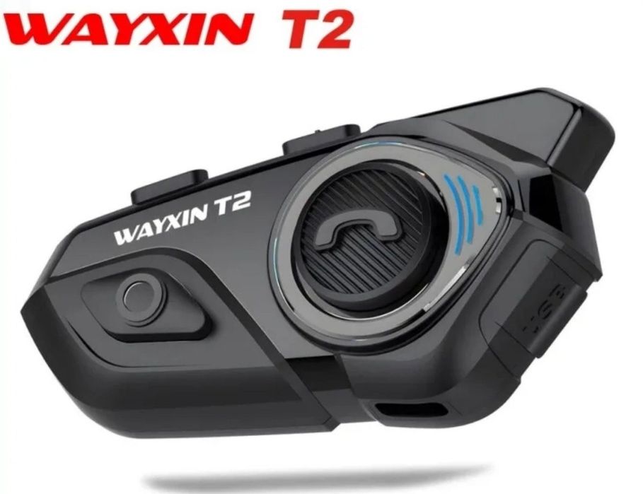 Intercom Wayxin T2 casca bluetooth moto comunicare statie