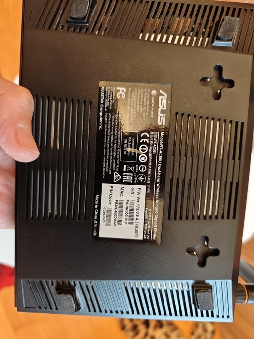 Router Gigabit Wireless AC1200 ASUS RT-AC55U 4xRJ45 1xUSB 3.0