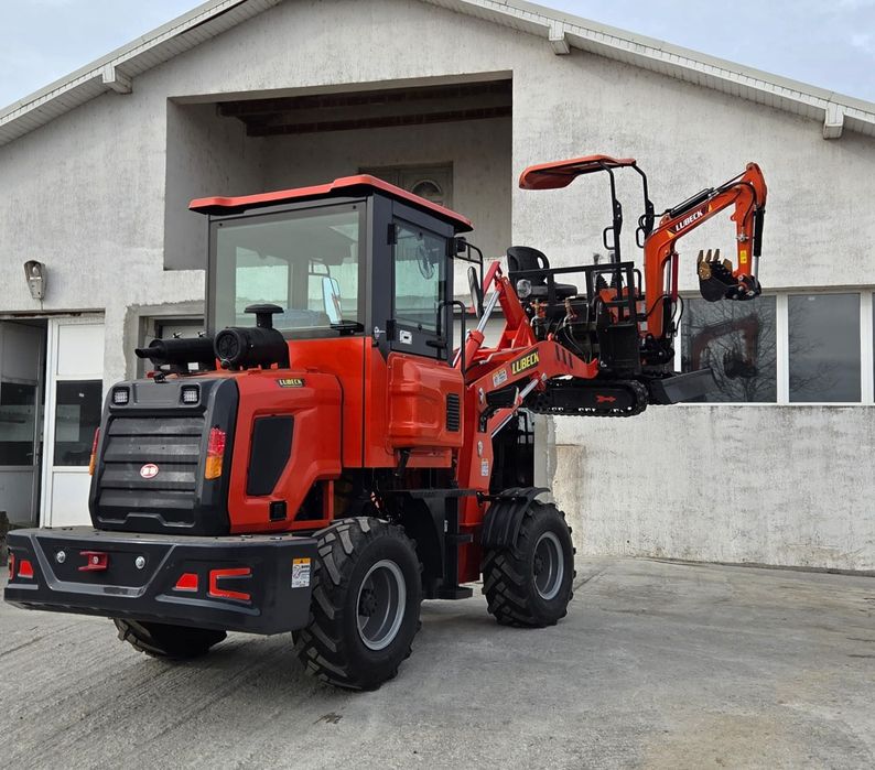 Incarcator Frontal LUBECK FR141 W, 1.2T forta ridicare~Nou~ Plata in RATE/LEASING