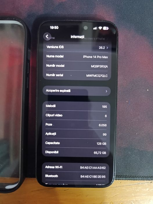 Vând iPhone 14 Pro Max sau schimb cu 16 Pro