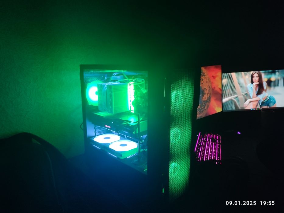 Игровой компьютер R5 7500f RX 7800 XT DDR5 32GB SSD 1TB + ПОДАРОК СТОЛ