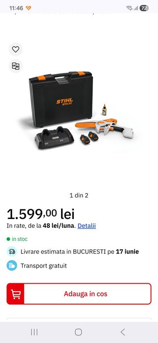 STIHL  GTA 30, produs nou