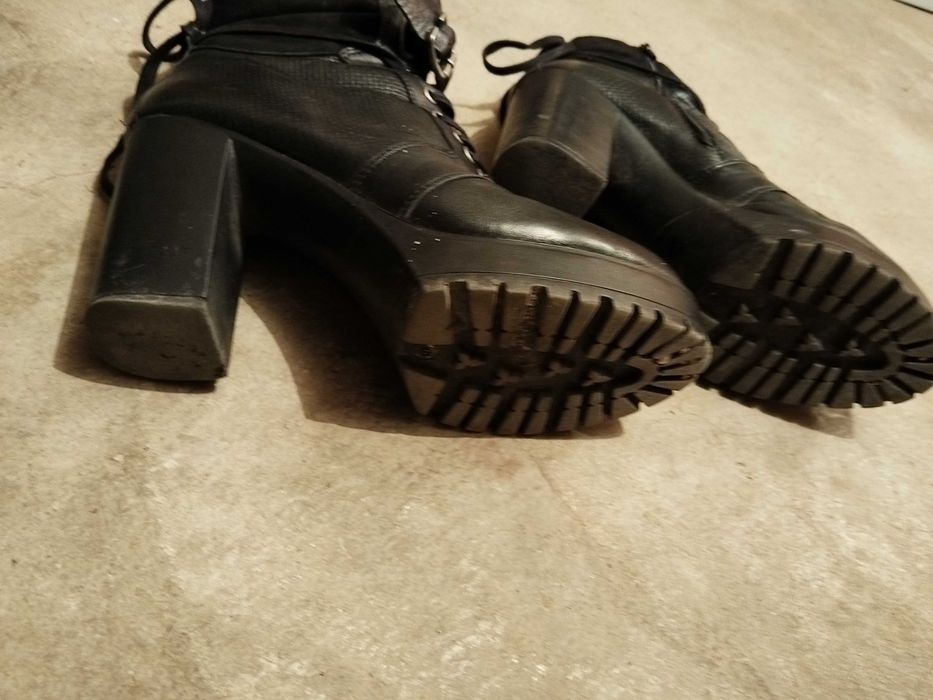 Дамски зимни боти/ботуши естествена кожа