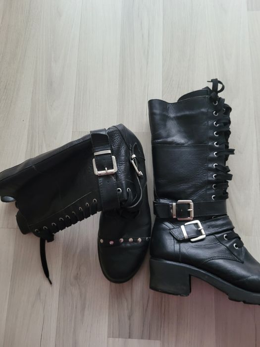 Cizme de piele marime 40 3 bucati