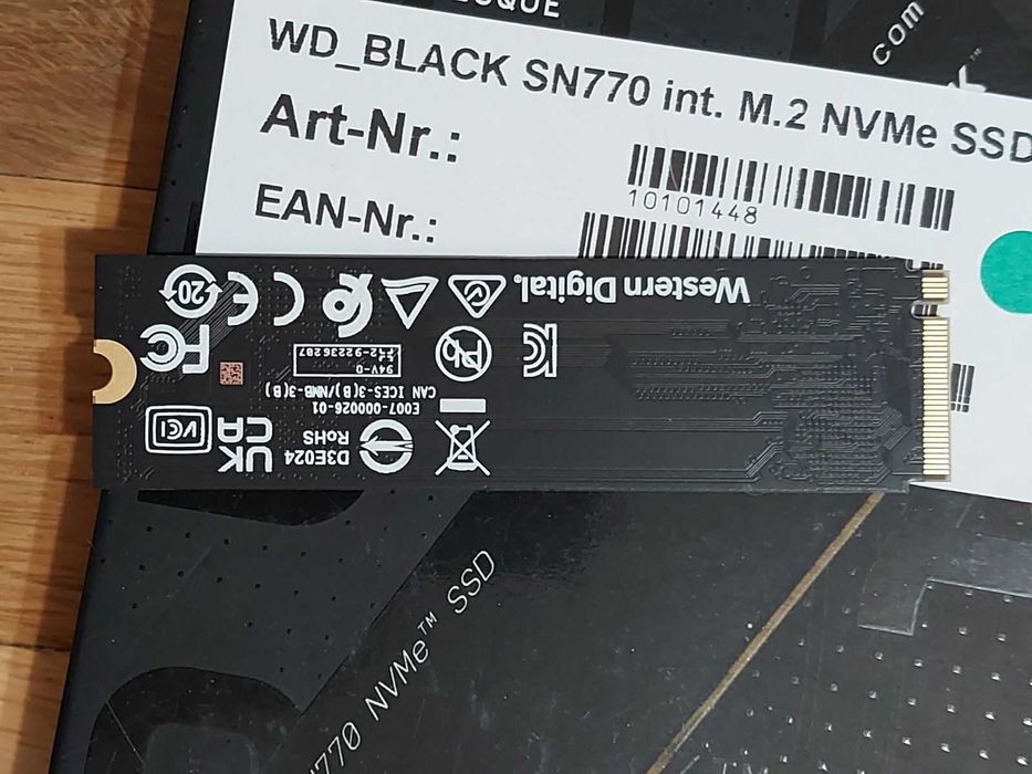 2TB M.2 NVMe WD Black SN770 (НОВ)