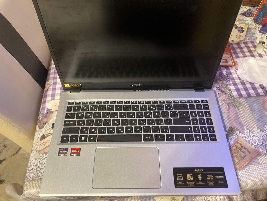 Лаптоп acer aspire 3- RAM 16GB-SSD 512GB