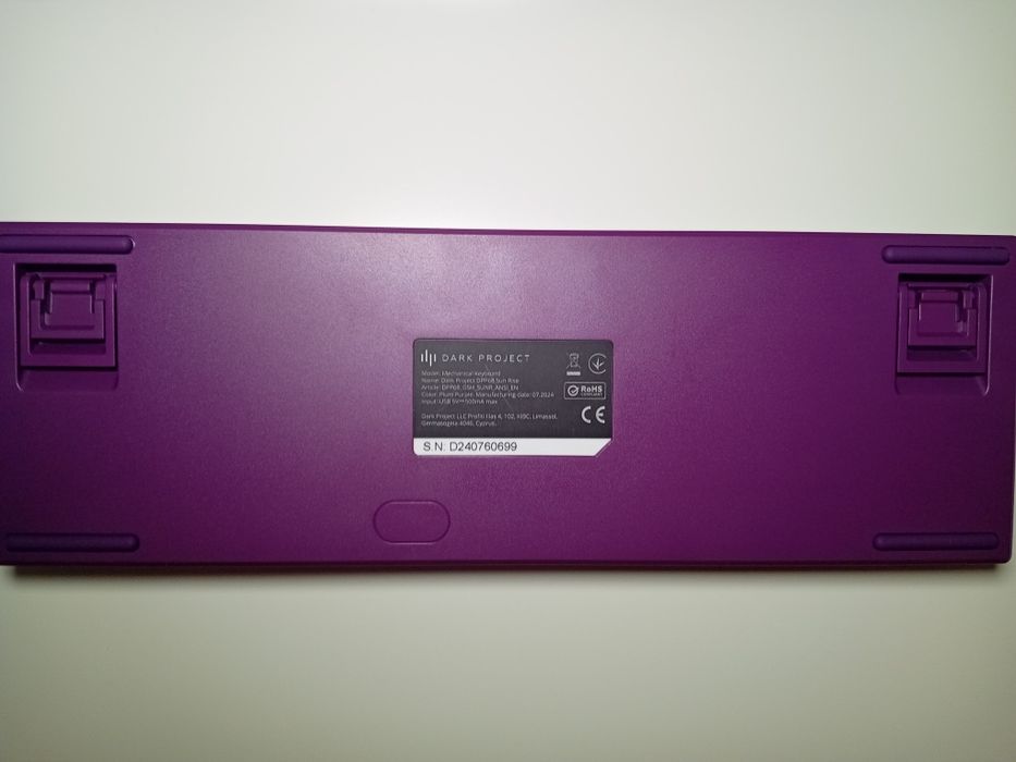 Механична клавиатура Dark Project DPP68 Sun Rise, 60-65% , RGB нова.