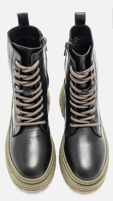 Дамски боти от естествена кожа