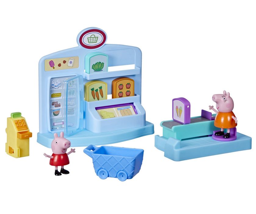 Продавам Град Пепа Пиг + магазин на Пепа и допълнителни герои