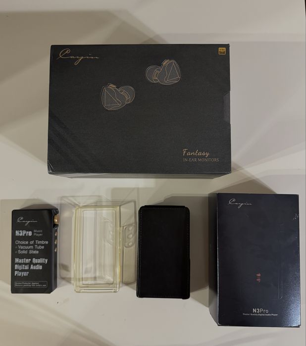 Cayin N3 Pro (лампов плеър) + Cayin Fantasy IEM (слушалки)