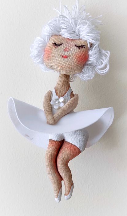 Кукла София. Текстилна мека кукла. ръчна изработка.