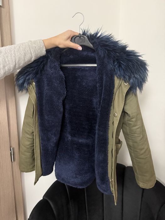 Geaca blana artificiala