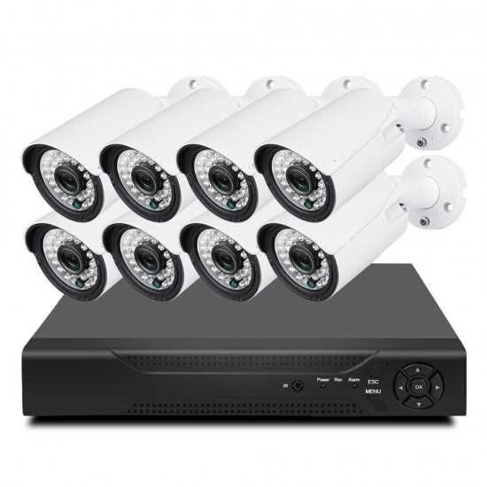 Чисто ново Видеонаблюдение-8 канален DVR с 8 камери FULLAHD, 3G