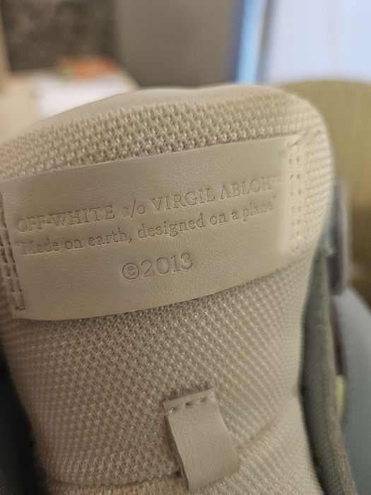 Off white Out Of Office High-Top Baby Blue
