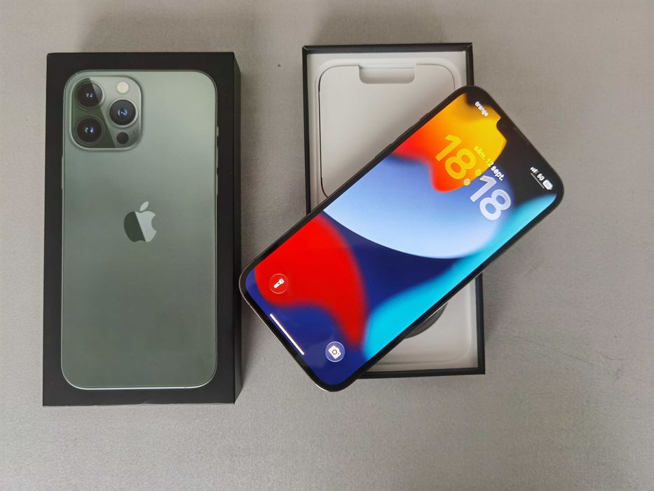 iPhone 13 PRO MAX -- 256GB / Alpine Green (verde) -- Impecabil (+cadou)