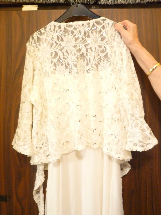 Дамски дълъг гащеризон с туника и връхно елече