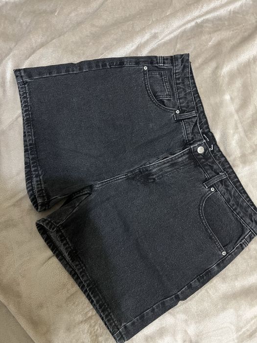 Черни дънкови панталонки