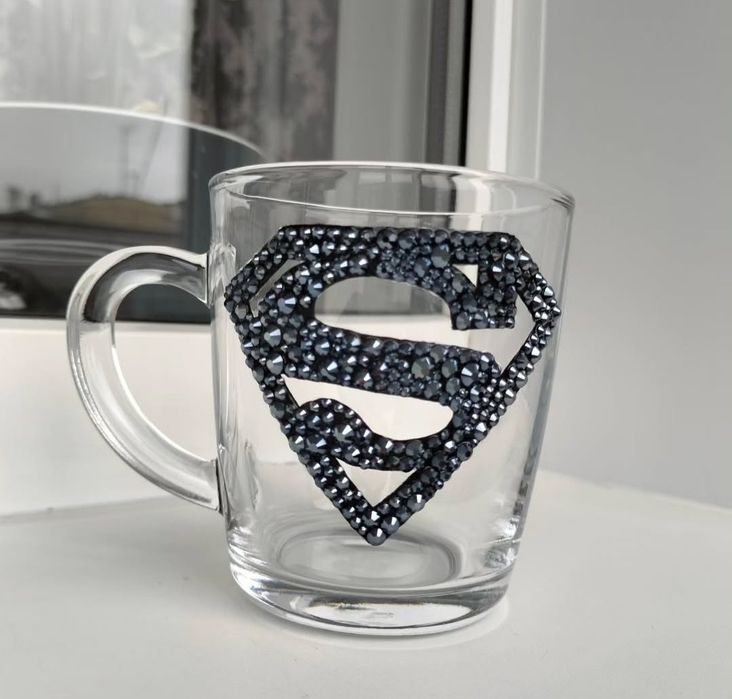 Кружки, чашки со стразами